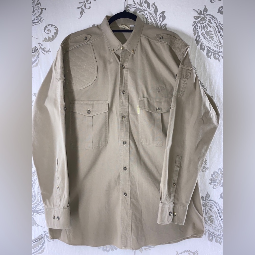 TAG SAFARI - Padded ShoulderSafari Hunting Bush Shirt
